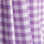 Medium mauve checked printed percale - Ribes y Casals