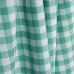 Medium green square printed percale - Ribes y Casals