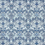 Blue Coralia Printed Percale - Ribes y Casals