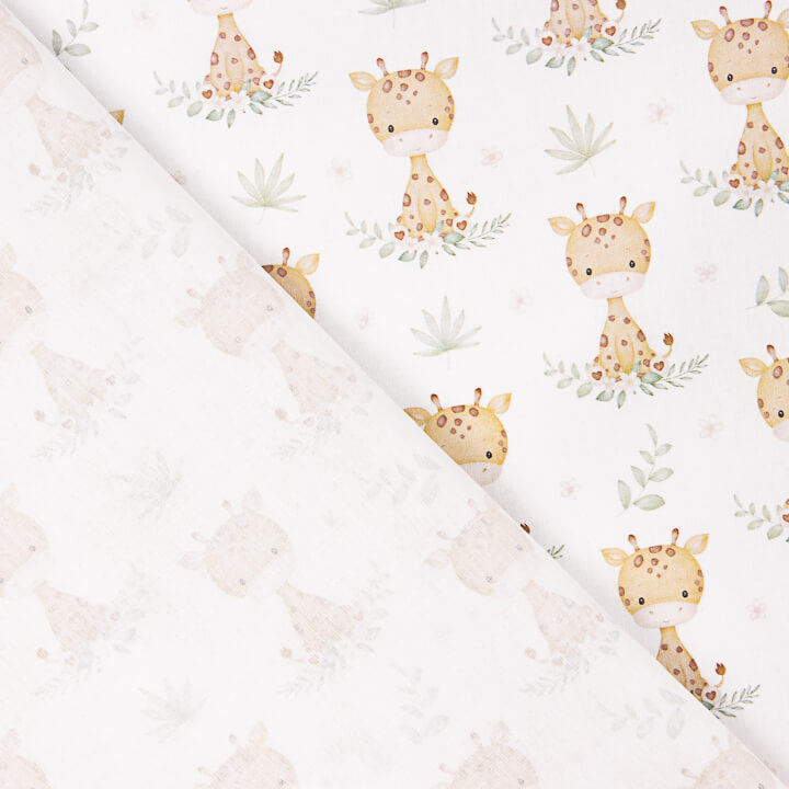 Safari Giraffe Print Percale - Ribes y Casals