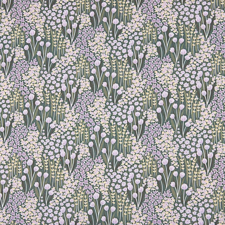 Lavender and Sage Printed Percale - Ribes y Casals