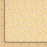 Milena Yellow Printed Percale - Ribes y Casals