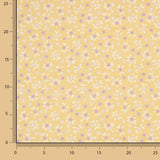 Milena Yellow Printed Percale - Ribes y Casals