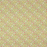 Milena Green Printed Percale - Ribes y Casals