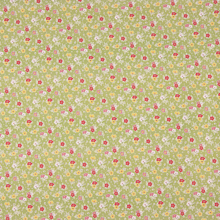 Milena Green Printed Percale - Ribes y Casals