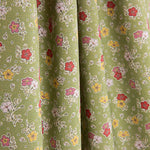 Milena Green Printed Percale - Ribes y Casals