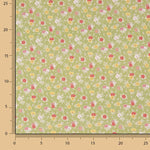 Milena Green Printed Percale - Ribes y Casals