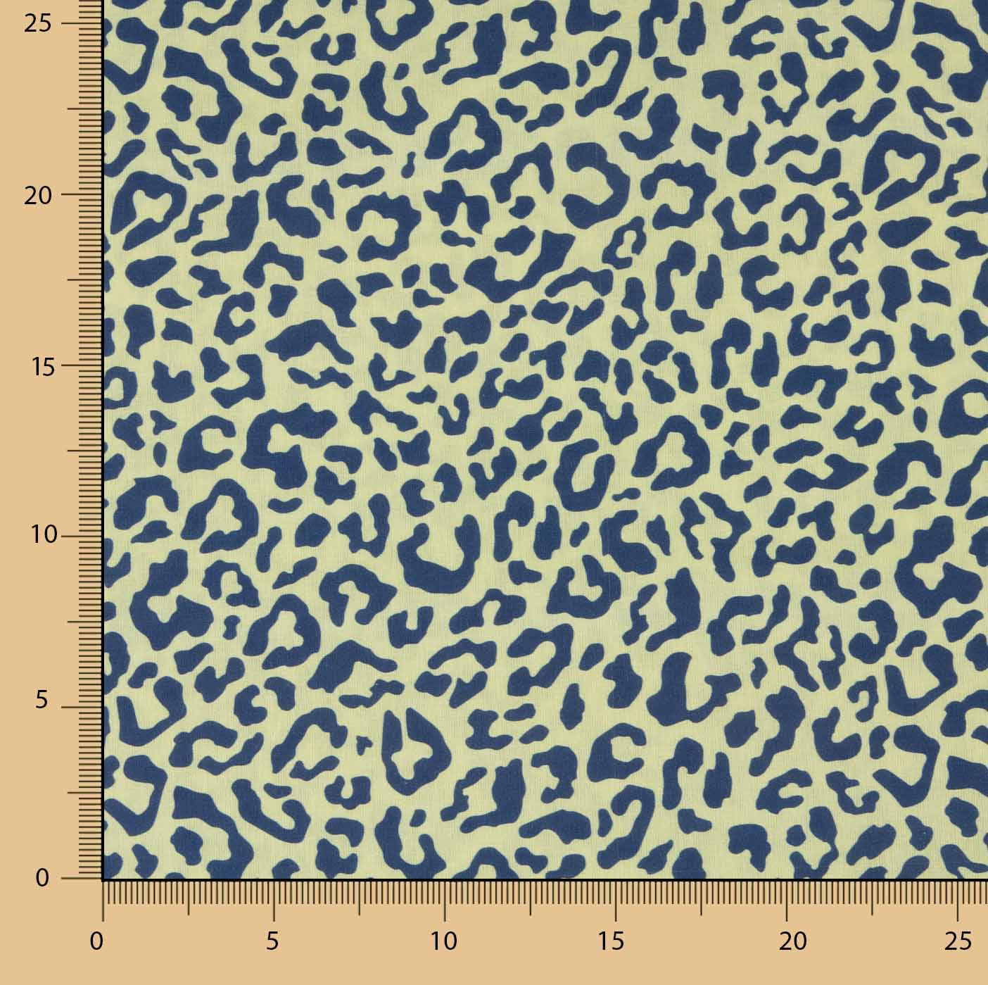 Nairobi Navy Blue Printed Percale - Ribes y Casals