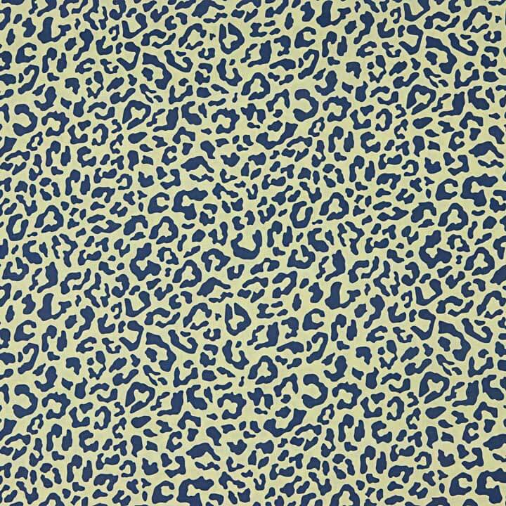 Nairobi Navy Blue Printed Percale - Ribes y Casals