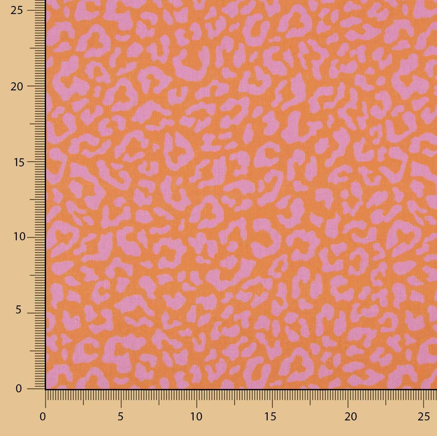 Nairobi Coral Printed Percale - Ribes y Casals