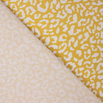 Mustard-coloured Nairobi Printed Percale - Ribes y Casals