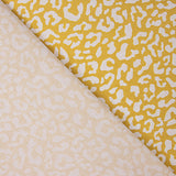 Mustard-coloured Nairobi Printed Percale - Ribes y Casals