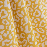 Mustard-coloured Nairobi Printed Percale - Ribes y Casals