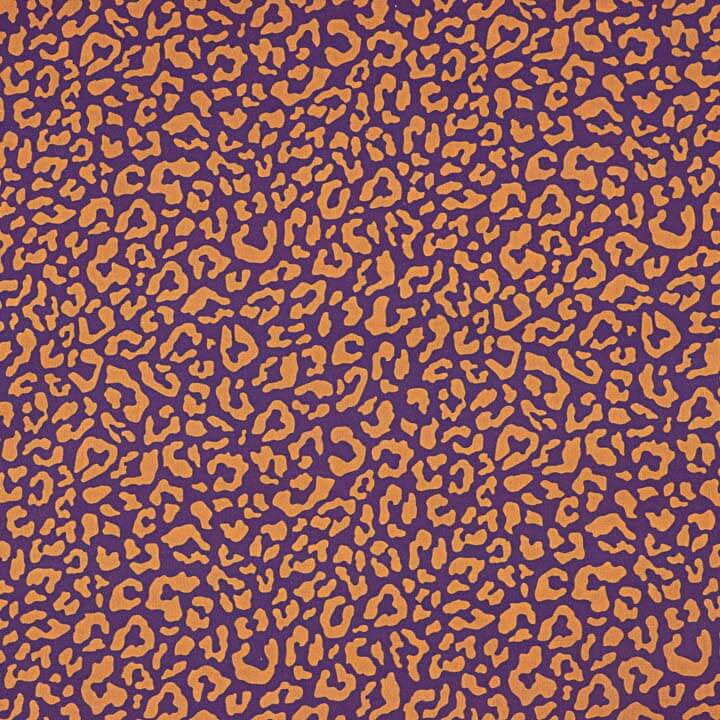 Nairobi Purple Printed Percale - Ribes y Casals