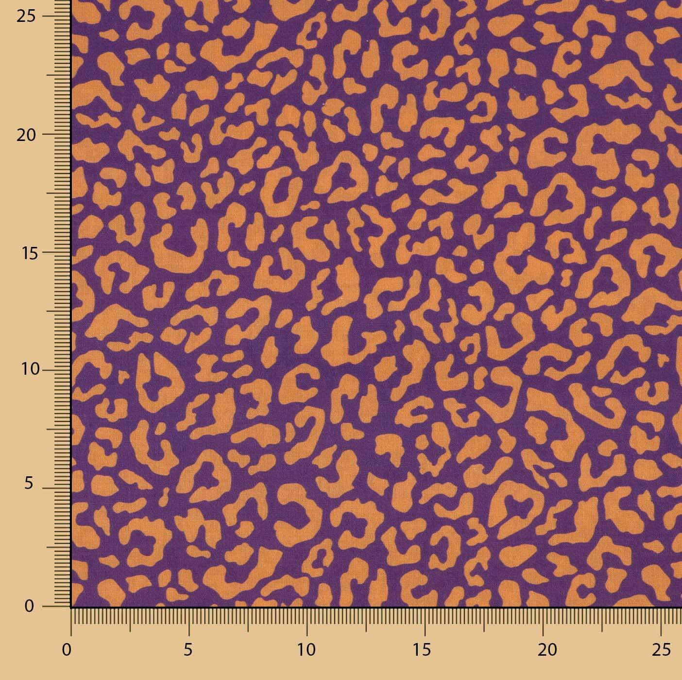 Nairobi Purple Printed Percale - Ribes y Casals