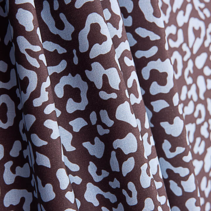 Nairobi Chocolate Printed Percale - Ribes y Casals