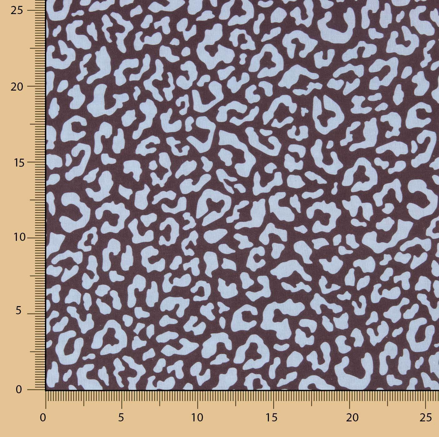 Nairobi Chocolate Printed Percale - Ribes y Casals