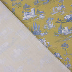 Silke Olive Green Printed Percale - Ribes y Casals