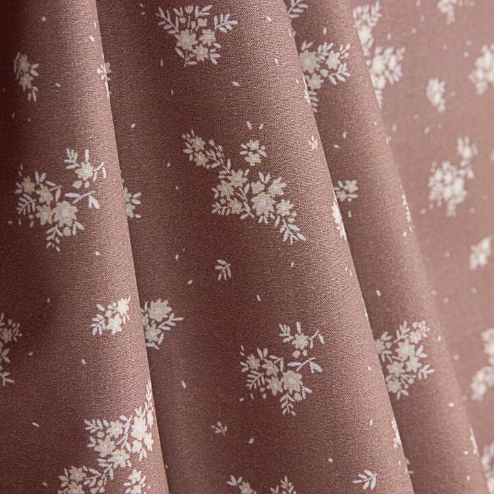 Amélie Old Rose Printed Percale - Ribes y Casals