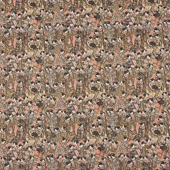 Kyoto Pink Printed Percale - Ribes y Casals