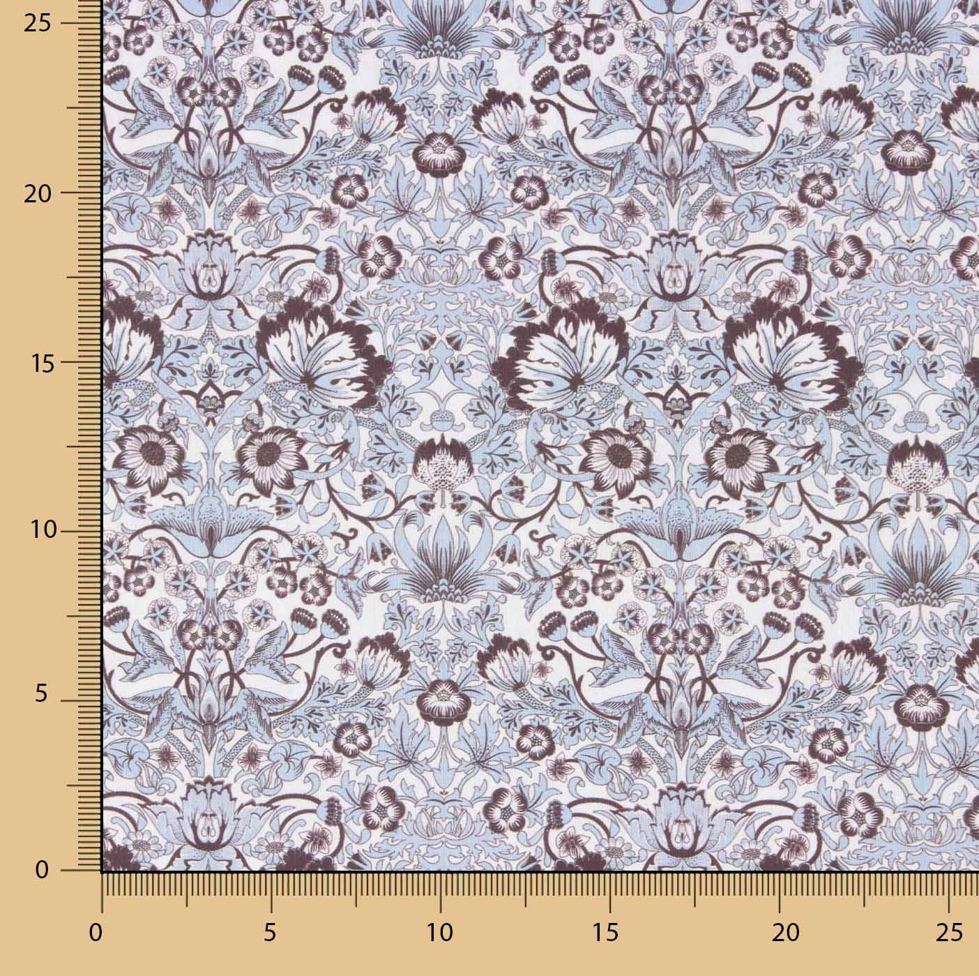 Blue Willow Printed Percale - Ribes y Casals