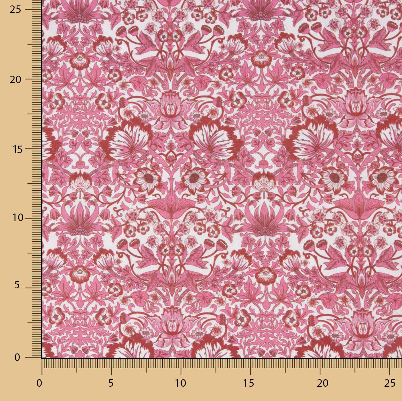 Pink Willow Printed Percale - Ribes y Casals