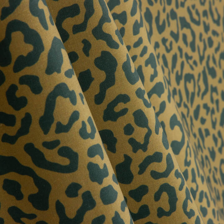 Mustard Green Nairobi Printed Percale - Ribes y Casals