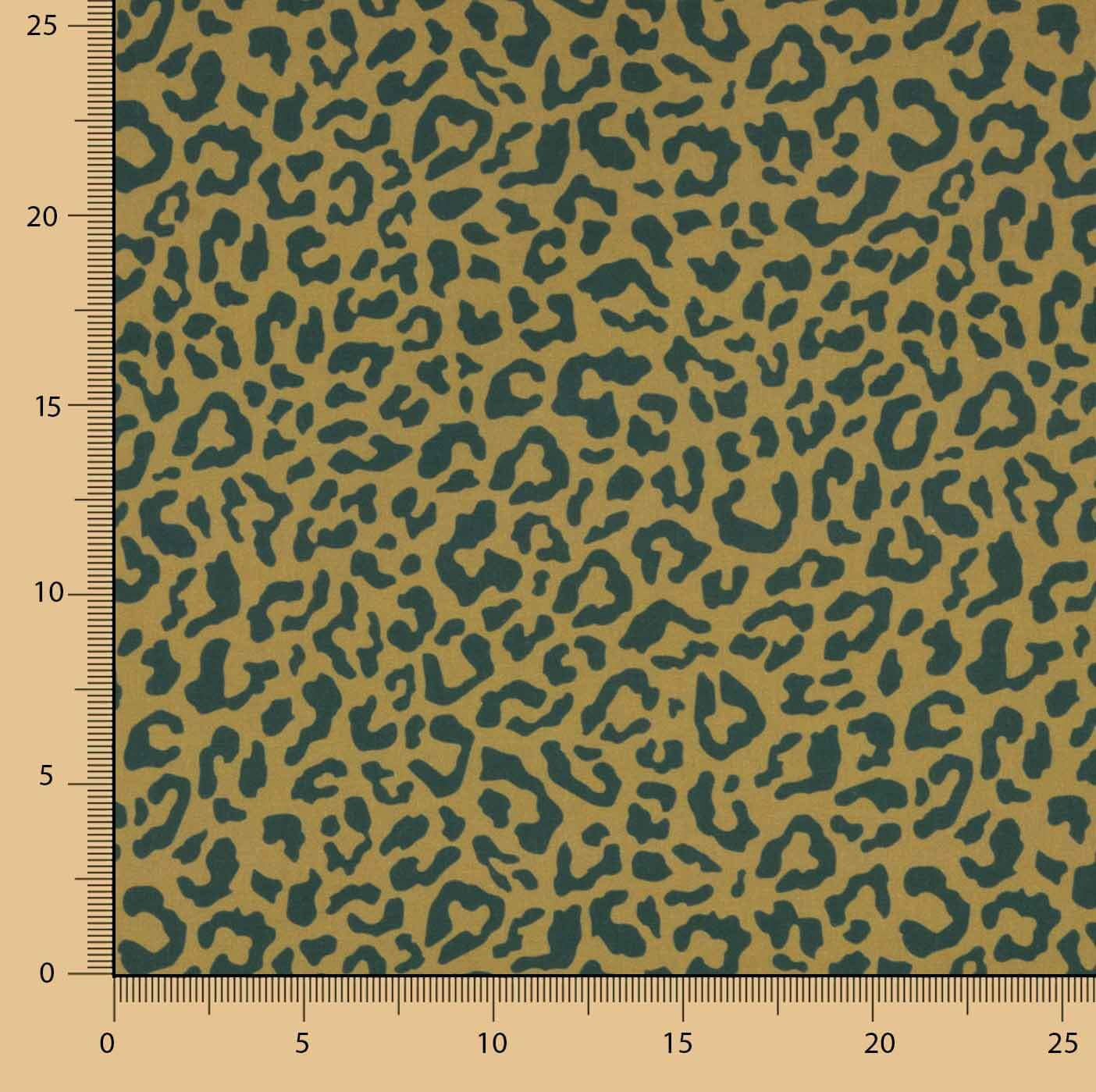 Mustard Green Nairobi Printed Percale - Ribes y Casals