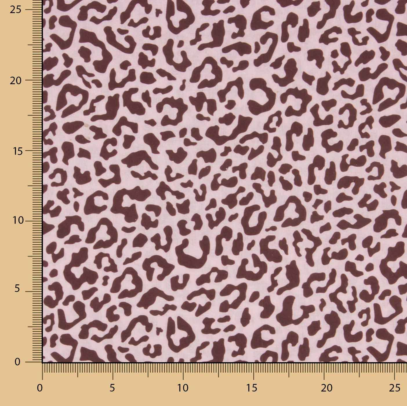 Nairobi Printed Percale – Burgundy and Pink - Ribes y Casals