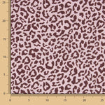 Nairobi Printed Percale – Burgundy and Pink - Ribes y Casals
