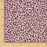 Nairobi Printed Percale – Burgundy and Pink - Ribes y Casals