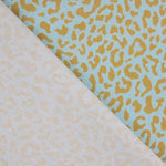 Nairobi Mustard Blue Printed Percale - Ribes y Casals