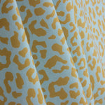 Nairobi Mustard Blue Printed Percale - Ribes y Casals