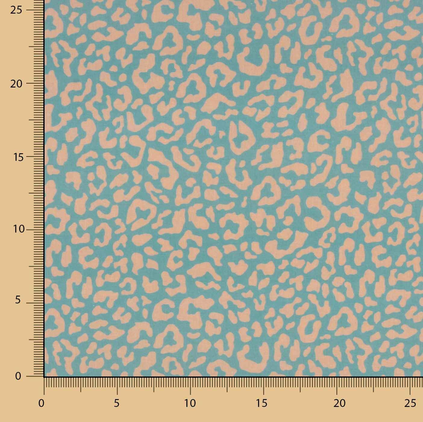 Nairobi Printed Percale – Pink and Aquamarine - Ribes y Casals
