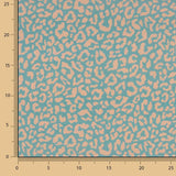 Nairobi Printed Percale – Pink and Aquamarine - Ribes y Casals
