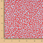 Nairobi Red and Blue Printed Percale - Ribes y Casals