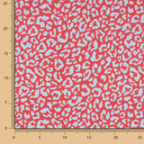 Nairobi Red and Blue Printed Percale - Ribes y Casals