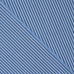Two-tone blue 1 mm stripes on percale - Ribes y Casals