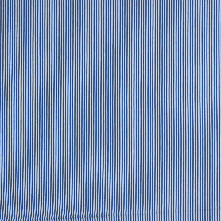 Two-tone blue 1 mm stripes on percale - Ribes y Casals