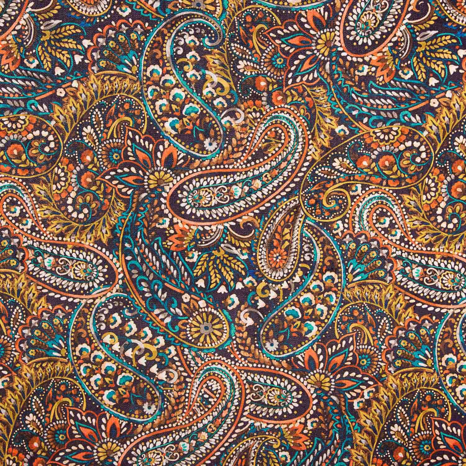 Velvety Paisley Canard Dot - Ribes y Casals