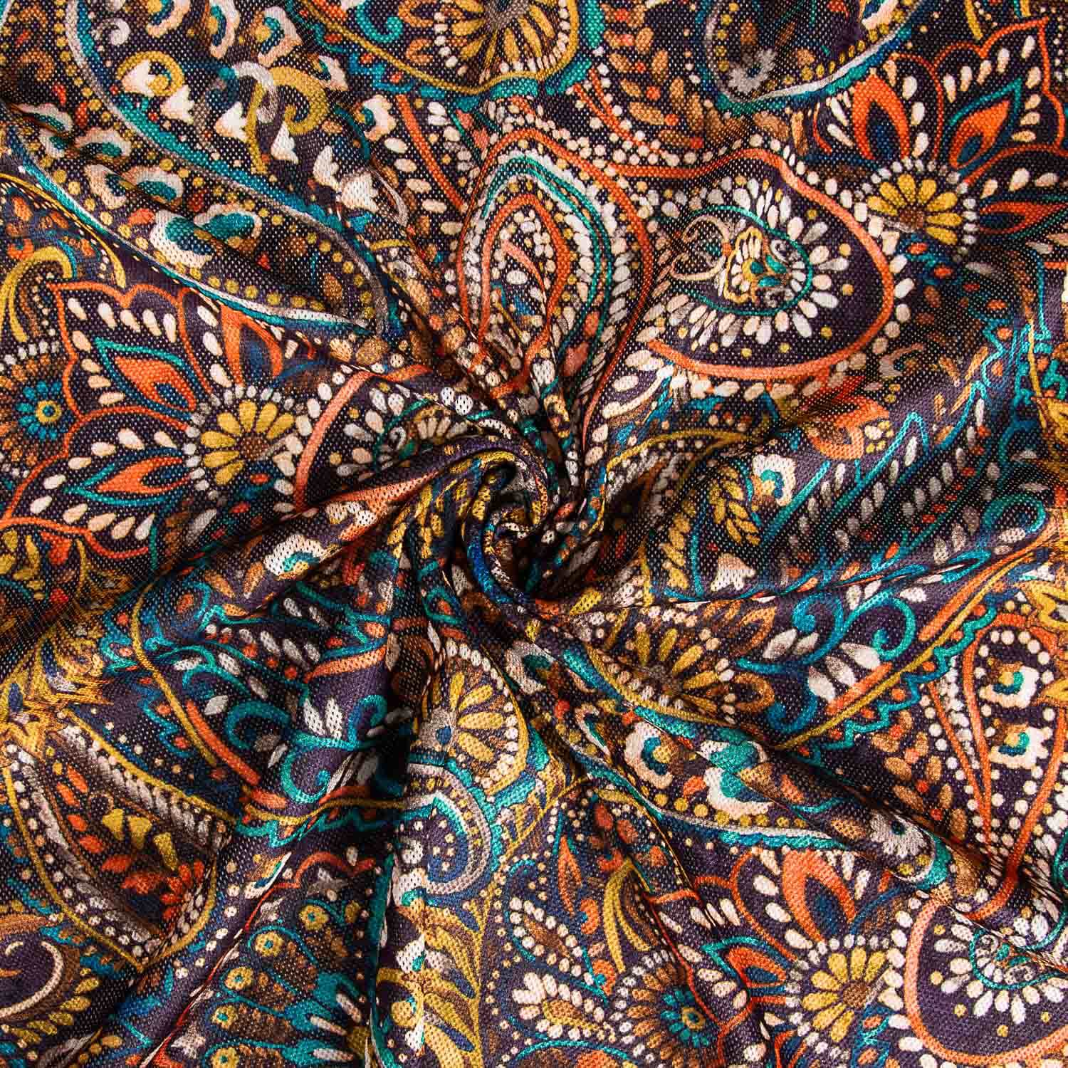 Velvety Paisley Canard Dot - Ribes y Casals