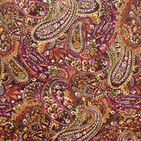 Velvety Paisley Fuchsia Dot - Ribes y Casals