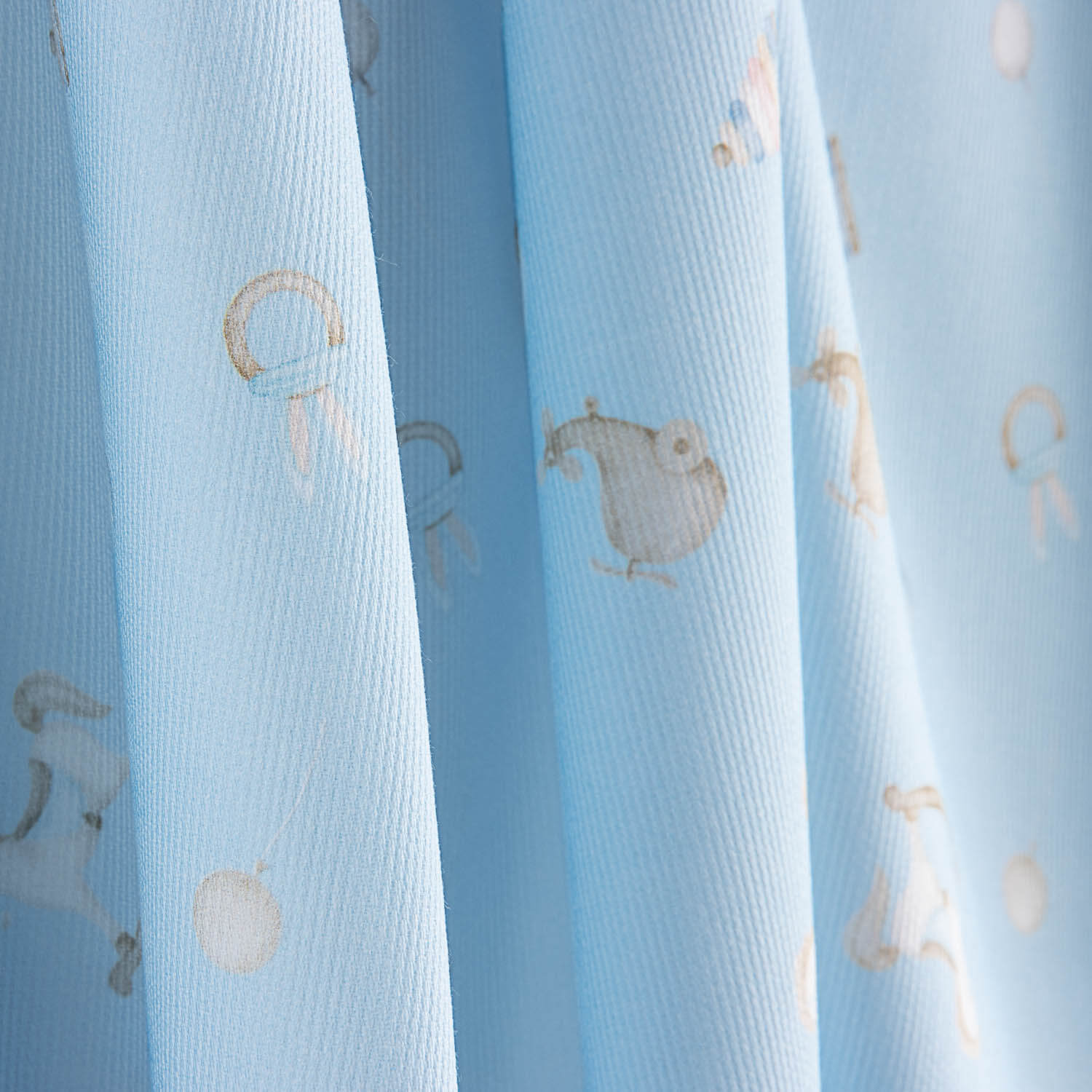 Sky Blue Cotton Piqué Baby Toys - Ribes y Casals