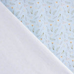 Wild Twigs Blue Cotton Piqué - Ribes y Casals