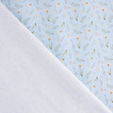 Wild Twigs Blue Cotton Piqué - Ribes y Casals