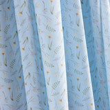 Wild Twigs Blue Cotton Piqué - Ribes y Casals