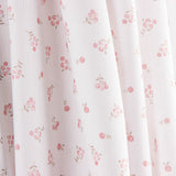 Pink Mini Flower Cotton Piqué - Ribes y Casals
