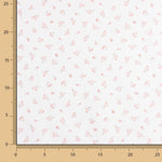 Pink Mini Flower Cotton Piqué - Ribes y Casals