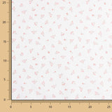 Pink Mini Flower Cotton Piqué - Ribes y Casals