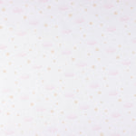 Pink Clouds and Stars Cotton Piqué - Ribes y Casals